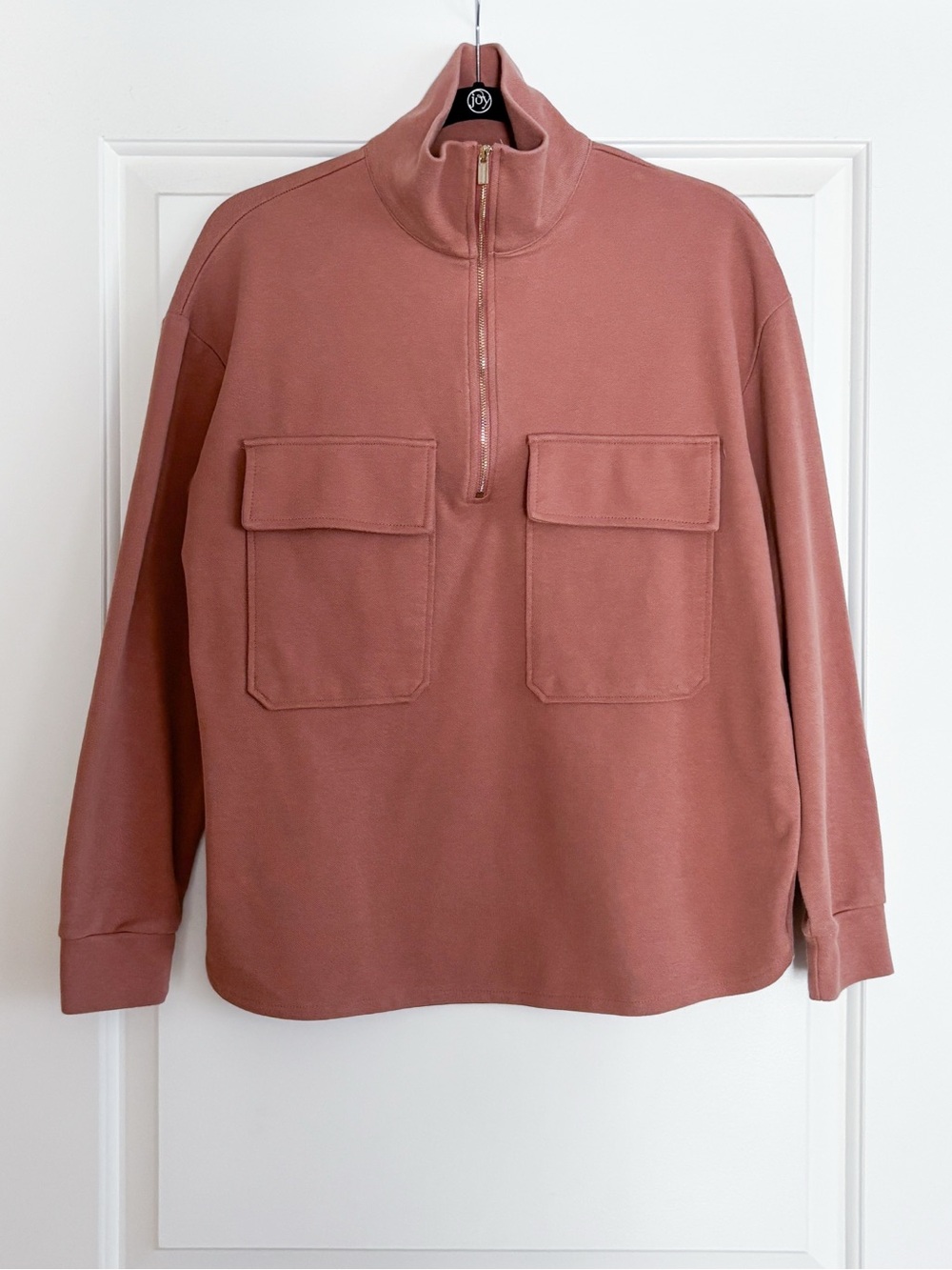 Mango Quarter Zip Pullover